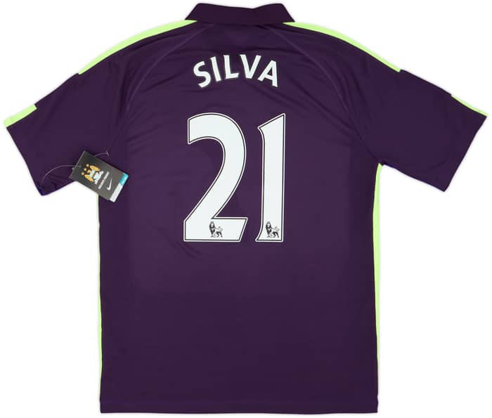 2014-15 Manchester City Third Shirt Silva #21 (M)