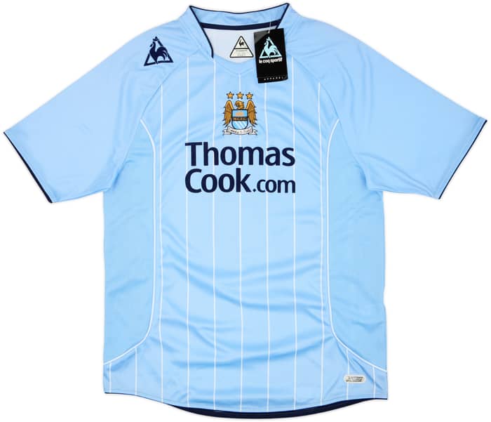 2007-08 Manchester City Home Shirt Elano #11 (L)