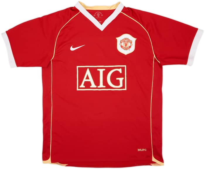 2006-07 Manchester United Home Shirt Carrick #16 - 7/10 - (M)