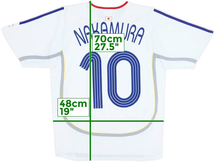 2006-08 Japan Away Shirt Nakamura #10 - 7/10 - (S)