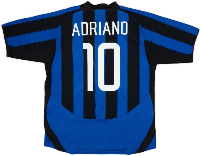 2003-04 Inter Milan Home Shirt Adriano #10 - 8/10 - (XL)