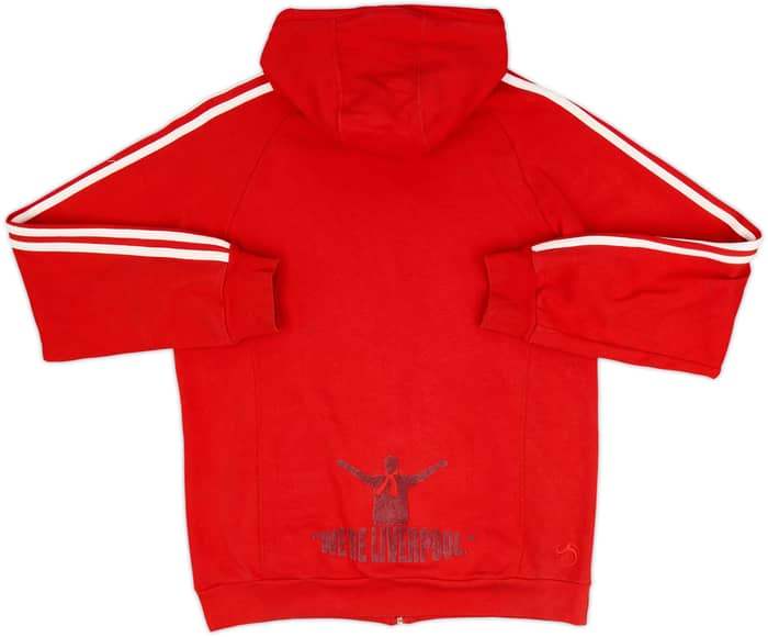 2008-09 Liverpool adidas Hooded Track Jacket - 6/10 - (XL)