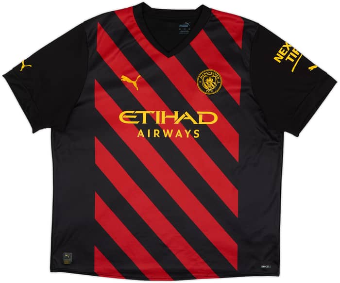 Camiseta de visitante del Manchester City 2022-23 Foden #47 - 6/10 - (XXL)