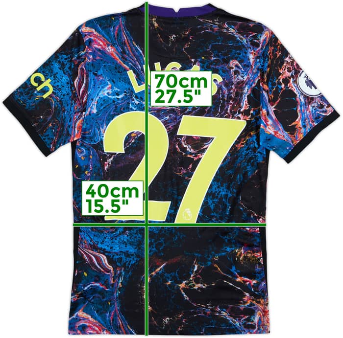 2021-22 Tottenham Away Shirt Lucas #27 - 9/10 - (XS)