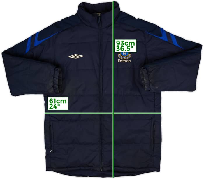 2006-08 Everton Umbro Padded Bench Coat - 5/10 - (L)