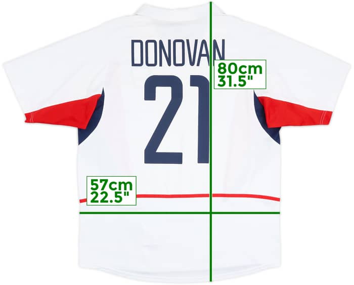 2002-03 USA Home Shirt Donovan #21 - 9/10 - (L)