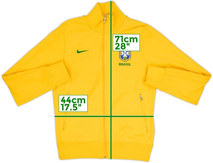 2012-13 Brazil Nike Track Jacket - 8/10 - (S)