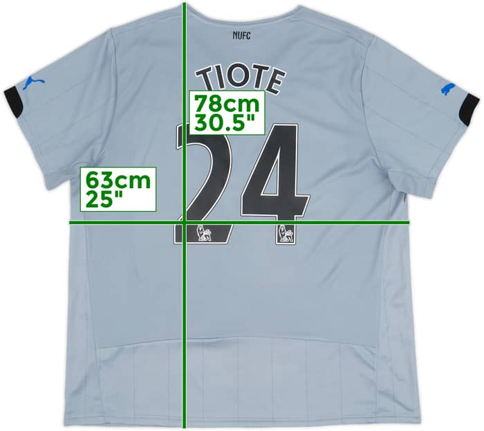 2014-15 Newcastle Away Shirt Tiote #24 - 8/10 - (XL)