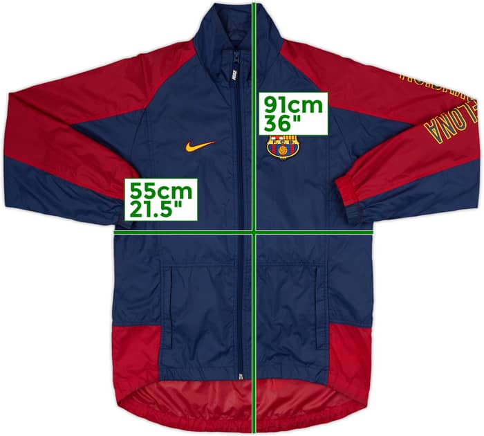 1998-99 Barcelona Nike Track Jacket - 5/10 - (S)