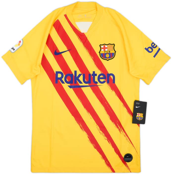 2019-20 Barcelona 'Senyera' Fourth Shirt Messi #10 (S)