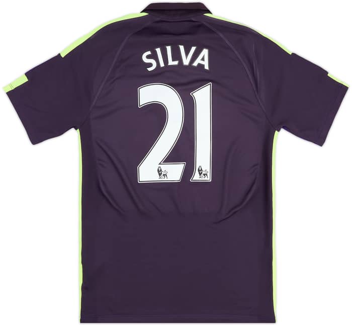 2014-15 Manchester City Third Shirt Silva #21 - 6/10 - (S)