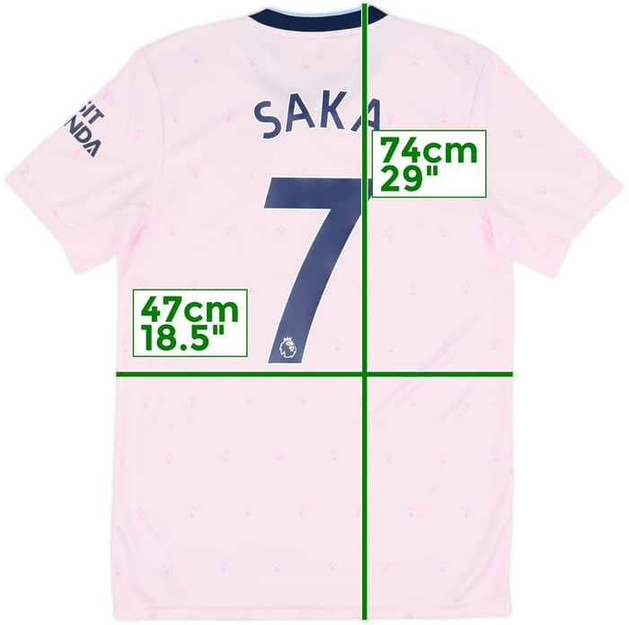 2022-23 Arsenal Third Shirt Saka #7 - 9/10 - (S)