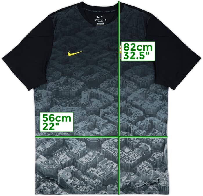 2013-14 Barcelona Nike Training Shirt - 8/10 - (XL)