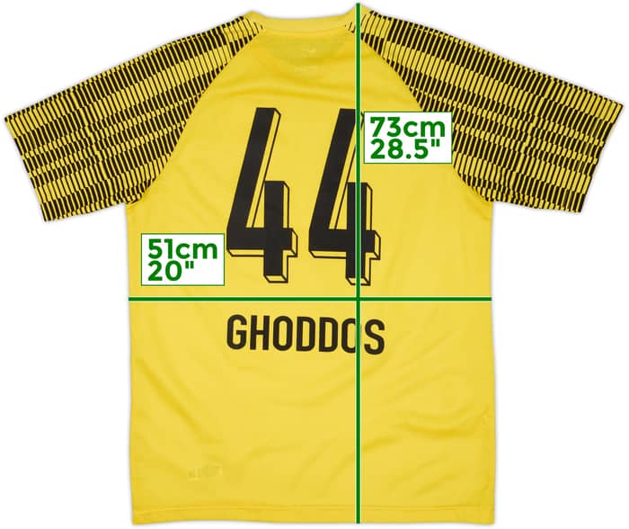 2024-25 Al-Ittihad Kalba Home Shirt Ghoddos #44 - 8/10 - (M)