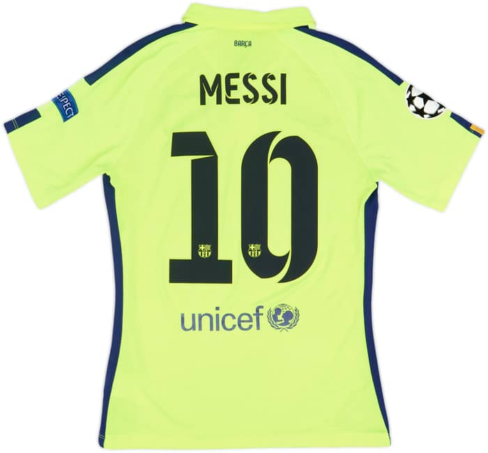 2014-15 Barcelona Authentic Third Shirt Messi #10 - 7/10 - (M)
