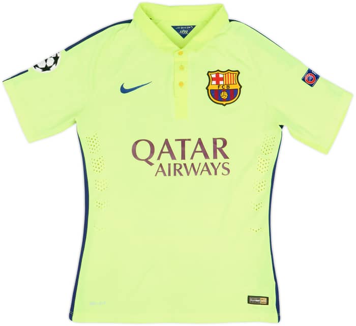 2014-15 Barcelona Authentic Third Shirt Messi #10 - 7/10 - (M)