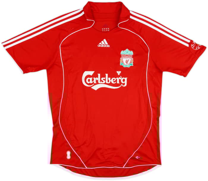 2006-08 Liverpool Home Shirt Gerrard #8 - 5/10 - (M)
