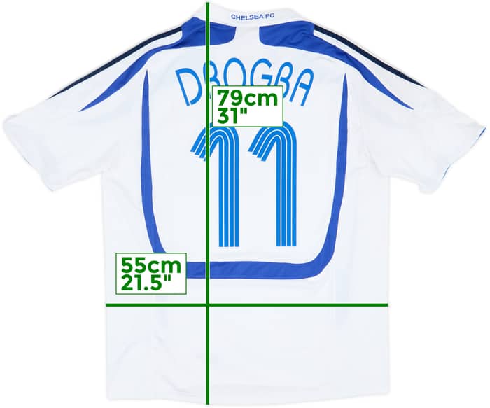 2007-08 Chelsea Third Shirt Drogba #11 - 8/10 - (L)