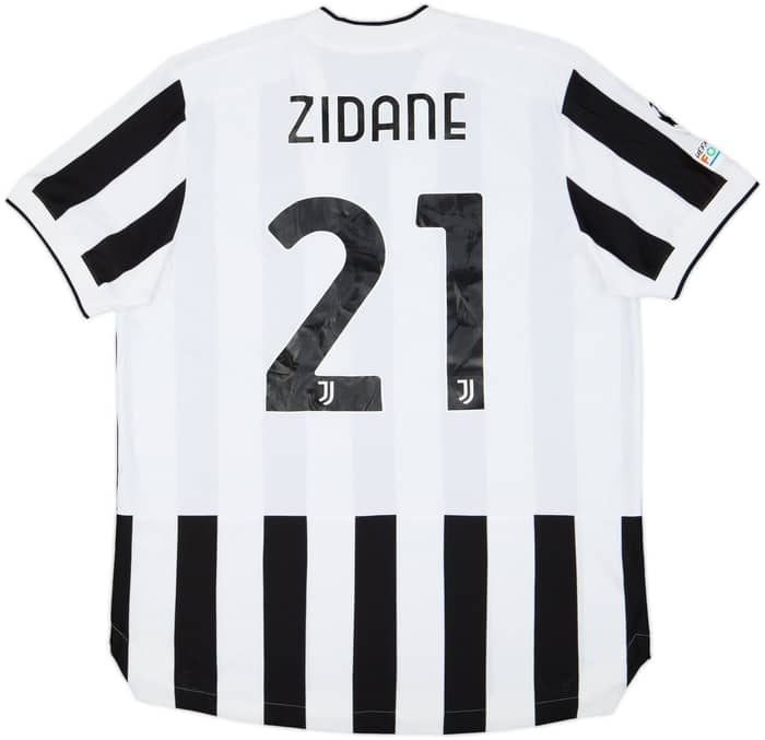 2021-22 Juventus Authentic Home Shirt Zidane #21 - 8/10 - (XL)