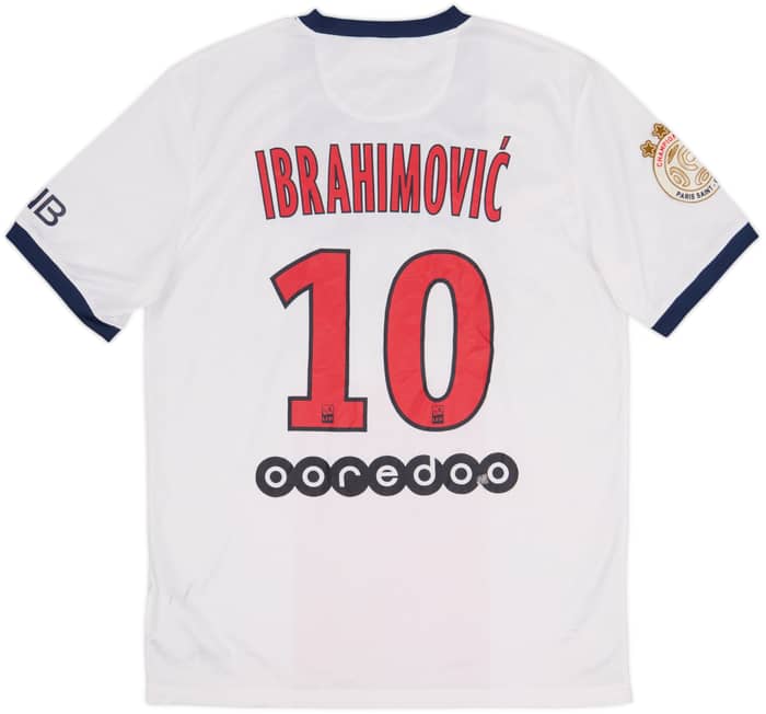 2013-14 Paris Saint-Germain Away Shirt Ibrahimovic #10 - 6/10 - (M)