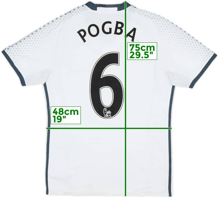 2016-17 Manchester United Third Shirt Pogba #6 - 8/10 - (M)