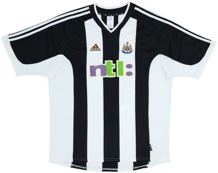 2001-03 Newcastle Home Shirt Shearer #9 - 6/10 - (XL)