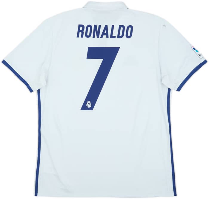 2016-17 Real Madrid Home Shirt Ronaldo #7 - 6/10 - (L)