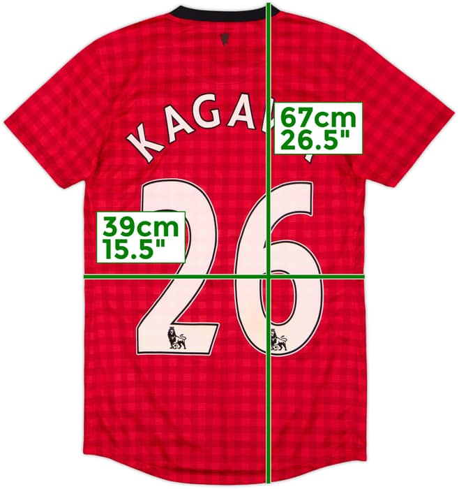 2012-13 Manchester United Home Shirt Kagawa #26 - 8/10 - (Women's XS)