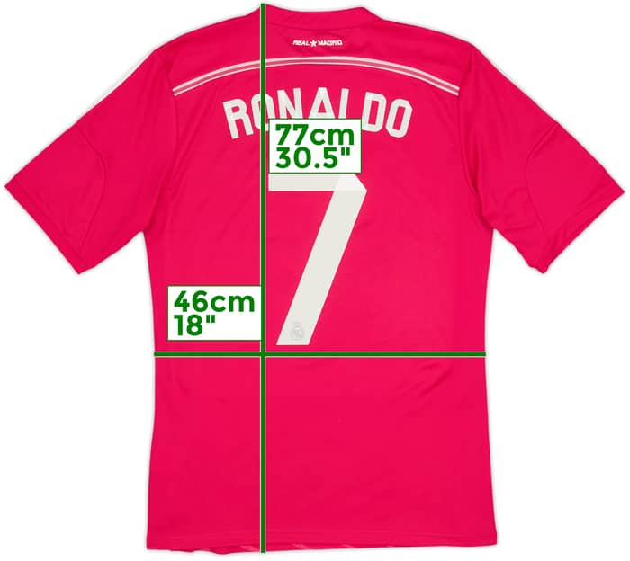 2014-15 Real Madrid Away Shirt Ronaldo #7 - 6/10 - (M)