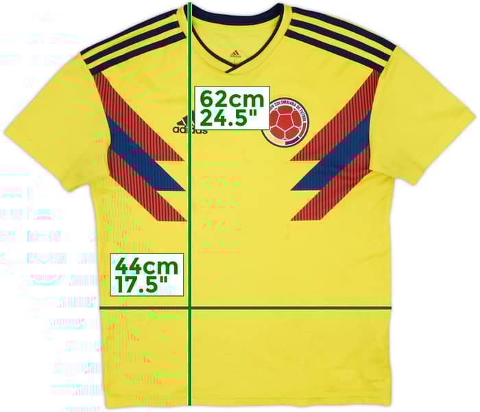 2018-19 Colombia Home Shirt - 6/10 - (L.Boys)
