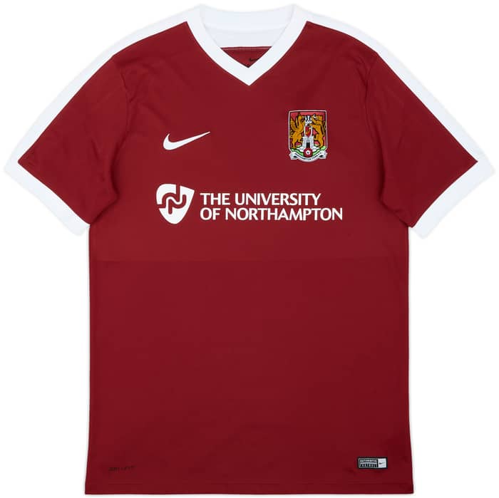 2016-17 Northampton Home Shirt - 9/10 - (L)