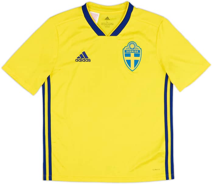 2018-20 Sweden Home Shirt - 7/10 - (L.Boys)
