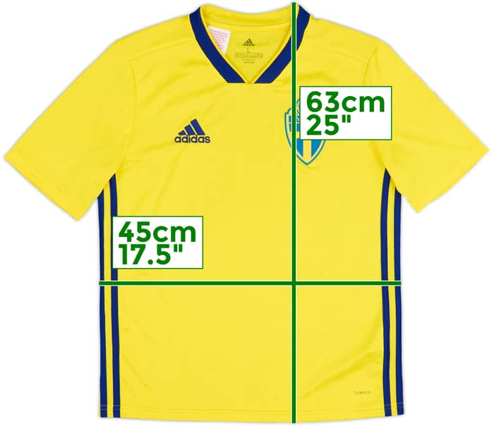 2018-20 Sweden Home Shirt - 7/10 - (L.Boys)