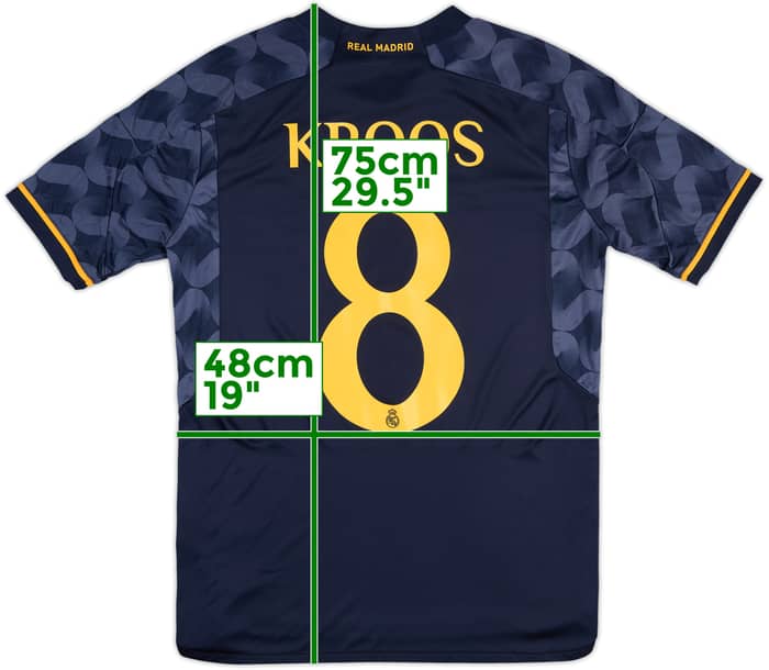 2023-24 Real Madrid Away Shirt Kroos #8 - 8/10 - (XL.Boys)