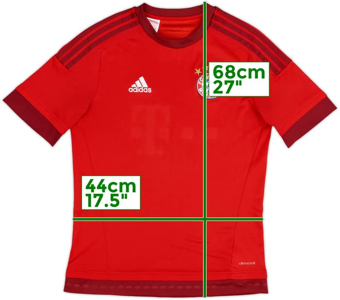 2015-16 Bayern Munich Home Shirt - 4/10 - (XL.Boys)