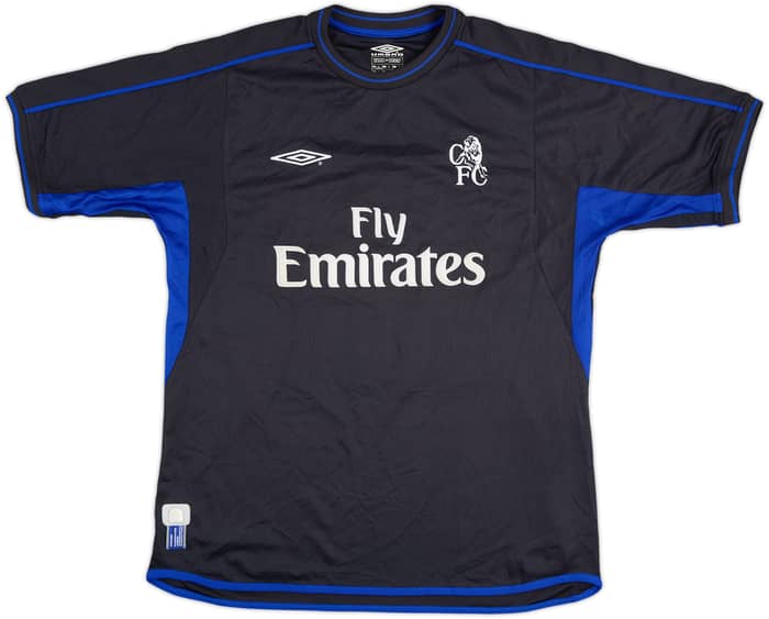 2002-04 Chelsea Away Shirt Zola #25 - 8/10 - (L)