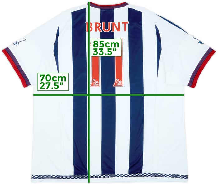 2015-16 West Brom Home Shirt Brunt #11 - 9/10 - (3XL)