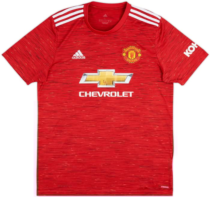 2020-21 Manchester United Home Shirt B.Fernandes #18 - 6/10 - (L)