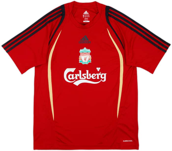 2009-10 Liverpool adidas Training Shirt - 6/10 - (M)