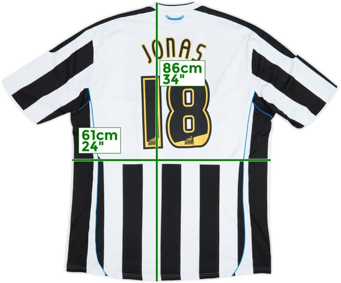 2009-10 Newcastle Home Shirt Jonas #18 - 6/10 - (XXL)