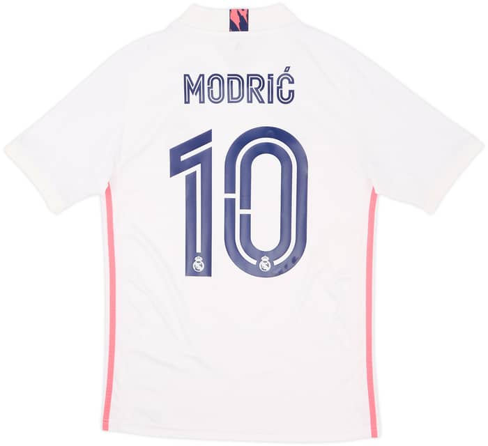 2020-21 Real Madrid Home Shirt Modric #10 - 7/10 - (S)