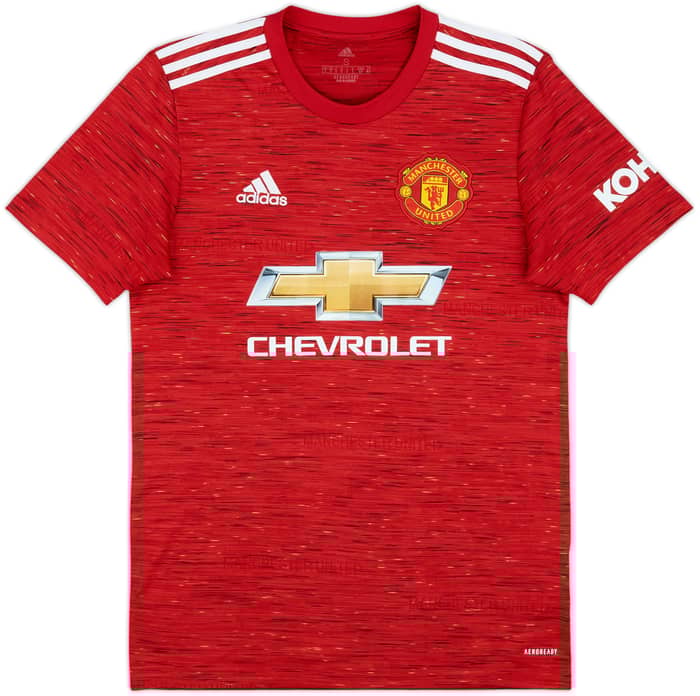 2020-21 Manchester United Home Shirt B.Fernandes #18 - 6/10 - (S)