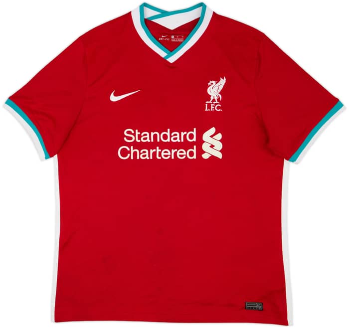 2020-21 Liverpool Home Shirt M.Salah #11 - 5/10 - (XL)