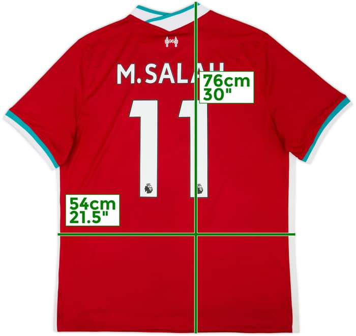 2020-21 Liverpool Home Shirt M.Salah #11 - 5/10 - (XL)