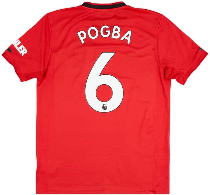 2019-20 Manchester United Home Shirt Pogba #6 - 6/10 - (M)