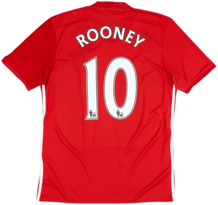 2016-17 Manchester United Home Shirt Rooney #10 - 6/10 - (M)