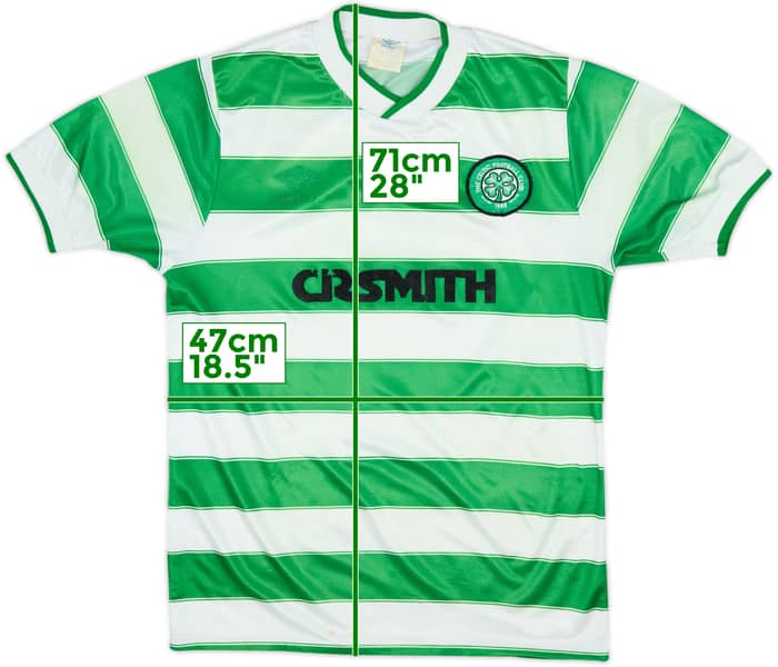 1985-87 Celtic Home Shirt - 4/10 - (M)