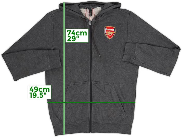 2020-21 Arsenal adidas Hooded Top - 8/10 - (M)