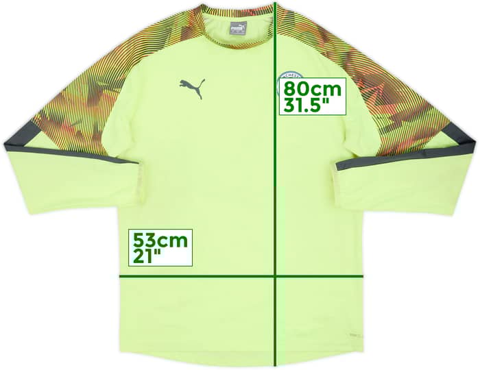 2019-20 Manchester City Puma Sweat Top - 4/10 - (L)