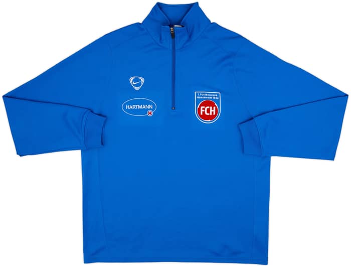 2007-08 Heidenheim Player Issue Nike 1/4 Zip Drill Top - 6/10 - (L)